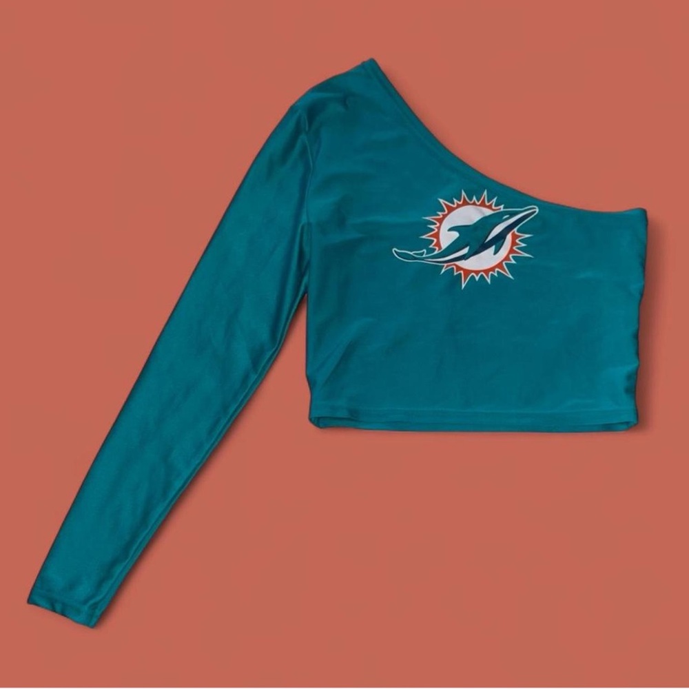NFL Miami Dolphins Apparel One Sleeve Top New w/ Tags